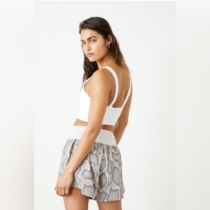Varley snake print shorts. New without tags.